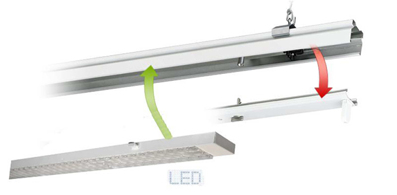 FUTURIS 4.0 LED-Lichtbandsystem mit Leuchteneinsatz