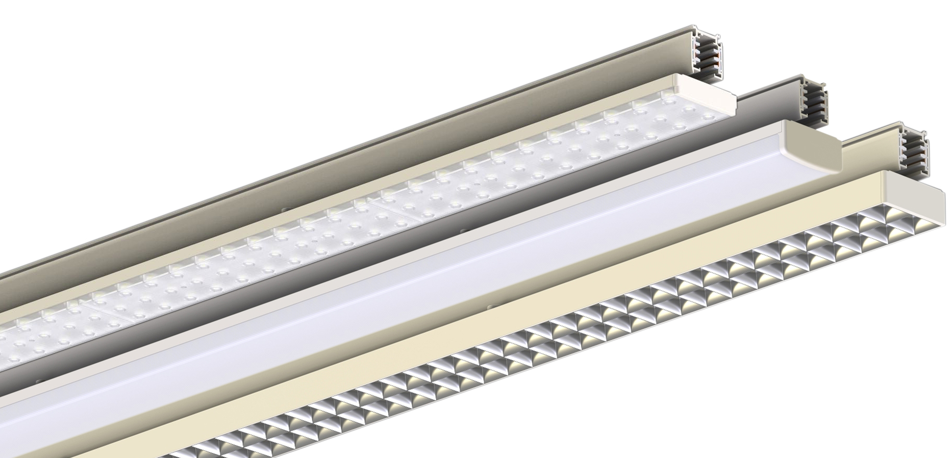 REGIO LED-Flächenleuchte für 3-Phasen-Stromschienen